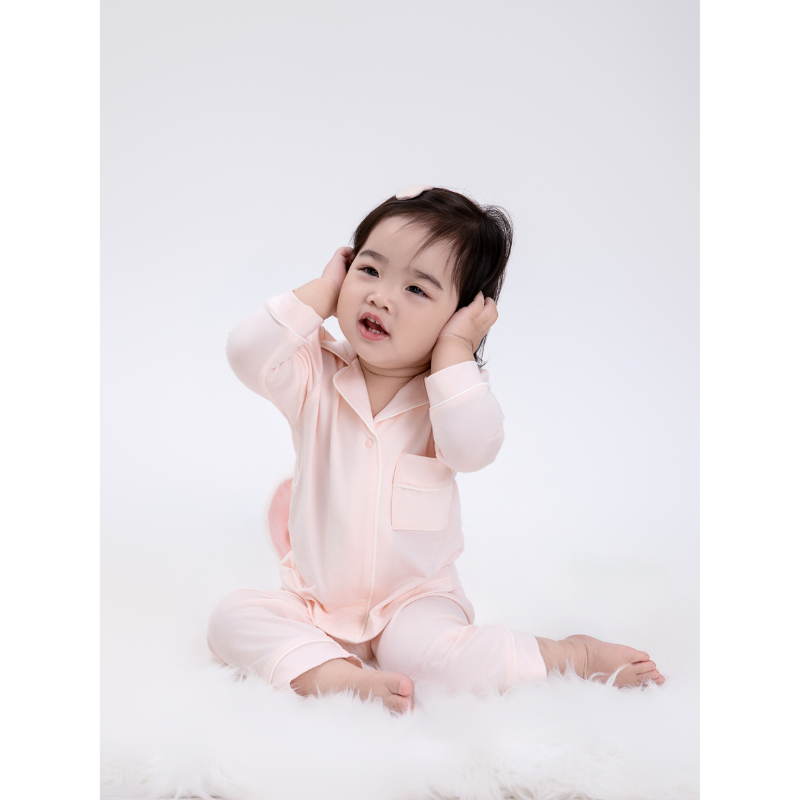 By.Jys Signature No-Fuss Pyjamas - Blush Pink (Tencel)